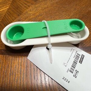 IKEA Green and White Kitchen Spoon Set